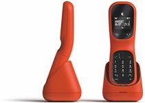 Telstra Colombo Telephone Cordless Phone, Coral Red