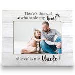 FLDAS Uncle Picture Frame 8x10, Uncle Picture Frames, Uncle Gifts from Niece, Fathers Gifts for Uncle from Niece, Gifts for Niece from Uncle, This Girl Who Calls Me Uncle Photo Frame 5X7