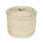 Golberg Premium 3/8-Inch Twisted Sisal Rope - Pet Safe - 100 Feet