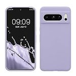 kwmobile Case Compatible with Google Pixel 8 Pro Case - TPU Silicone Phone Cover with Soft Finish - Lavender