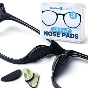 Eyeglass Nose Pads for Glasses, Anti-Slip Clear Silicone, 6 Pairs