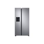 Samsung Series 8 American Style Fridge Freezer, Features SpaceMax and Twin Cooling Plus Technology, Ice Dispenser, Silver, Model: RS68A884CSL