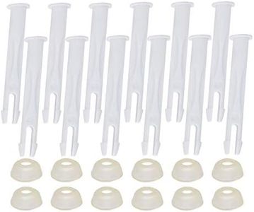 25018 Replacemet Joint Pin & Rubber Seal fit for Intex,2.75" Long Pool Pin fit for Intex 13' - 24' Above Ground Round Metal Frame Pools 12 Pack prime&swift