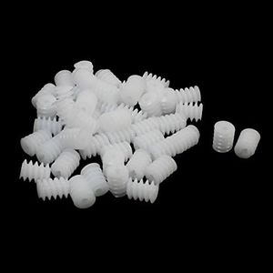 uxcell Plastic RC Model Motor Shaft Slow Down Worm Gear 2mm x 6mm x 8mm 50pcs