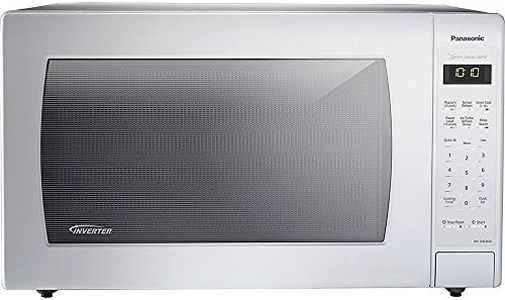 Panasonic NN-SN936W Countertop Microwave with Inverter Technology, 2.2 Cubic Foot, 1250W, White