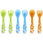 Munchkin Multi Toddler Forks and Spoons 14905, 6 Pack