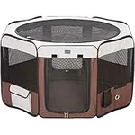 DONORO Dog Playpen Portable Pet Pla