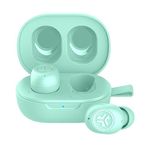 JLab JBuds Mini True Wireless Bluetooth Earbuds + Charging Case - Green - IP55 Sweat and Dust Proof - Bluetooth Multipoint - Be Aware Audio - 3 EQ Sound Settings - Crystal Clear Calls