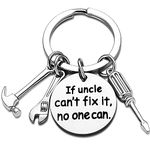 Uncle Gifts Funny Uncle Keyring Birthday gift for Uncle Key Ring Uncle Keychain (to My Uncle)