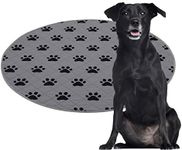 SPXTEX Dog Crate Pads Dog Pee Pads Rugs Washable Dog Pads, Non Slip Puppy Pee Pads for Small Dogs, Waterproof Pet Pad Rug, Dog Whelping Training Pads for Dogs, 2 Pieces, 40" Round