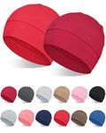 FocusCare Cancer Caps for Women Hair Loss Sleeping Beanie 100% Cotton Skull Cap