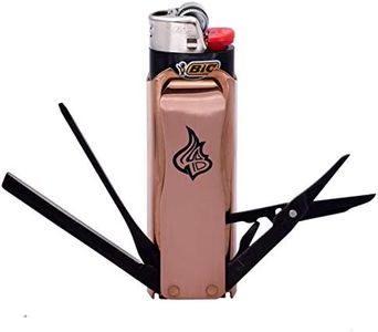 LighterBro Copper Limited Edition - Copper Sleeve to Transform Your Pocket Lighter - Lighter Case with Poker, Super Sharp Knife & Scissors, Bottle Opener, Screwdrivers, & Keychain Holder
