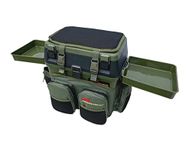 Roddarch Fishing Seat Box with 2 Side Trays & Logo Backpack