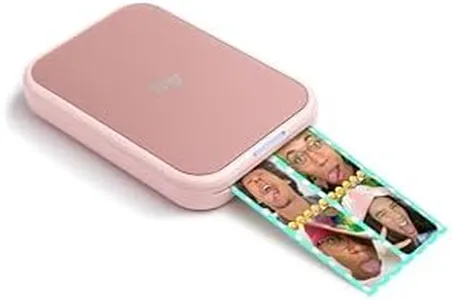 Canon Ivy 2 Mini Photo Printer, Print from Compatible iOS & Android Devices, Sticky-Back Prints, Blush Pink