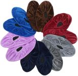 BESPORTBLE 6 Pairs Bowling Shoe Protector Covers Non Slip Reusable Shoe Covers Washable Flannel Bowling Shoe Cover for Women Men Adults Bowling Ball Sport Accessories