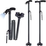 Ohuhu 2-Pack Folding Walking Cannes