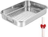 Stainless Steel Roaster with Flat R