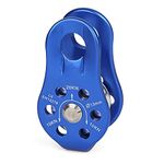 Lixada 20KN Fixed Single Pulley Rock Climbing Rescue Mountaineering Aloft Work Caving