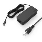 65W Watt USB Type C Laptop Charger fits Lenovo ThinkPad Yoga Chromebook - ThinkPad T14 T15 T16 E14 E15 X1 Carbon X13,45W Chromebook Computer AC Adapter Power Cord