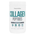 NaturesPlus Collagen Peptides Powder Unflavoured - Sustainable Hydrolysed Collagen Supplement, 6 Major Types of Collagen - Non-GMO, Gluten Free - 280 g (Unflavoured)