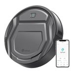 LEFANT Robot Vacuum Cleaner, Powerful Suction for Pet Hair, Alexa Voice Control, Self-Charging,7.8cm Slim, Ideal for Small Homes, Tiles, Hard Floors, and Carpets, M210P Grey