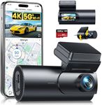 GKU 4K Dash Cam Front and Rear, 5GH