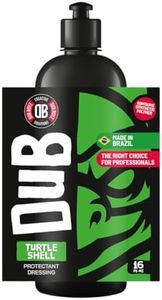 DUB BOYZ Turtle Shell Protectant Dressing, Interior & Exterior Protectant for Vinyl, Plastic, Rubber, and Leather, Non-Greasy Matte Finish, UV Protection, Easy Application with Cloth (16 Fl Oz)