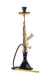 MOB AK-47 Shisha, Gold, Water Pipe, Nicotine Free