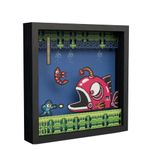 Pixel Frames Megaman 2: Lantern Fish (23x23cm) Shadow Box Art (Electronic Games)