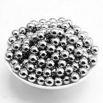 ART IFACT 100 Pieces of 8mm Silver Solid Bearing Ball - Use is Cycle Ball Bearing (Silver, 8mm)