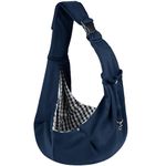 Sarsumir Dog Carrier Bag Dog Sling, Pet Carrier for Small Medium Cat Dog, Puppy Carrier with Adjustable Shoulder Strap Puppy Sling for Travel Walking Shopping, Blue