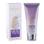KERATOUCH Blonde Purple Toning Hair Shampoo For Blonde Platinum Ash Silver & Gray Hair Moisturizes Dry & Damaged Removes | Deep Nourishment Smooth Shine(100ML)