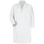 Red Kap Men's Lab Coat, White, Large