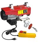 Mini Electric Hoist PA 500 � 250KG/500KG Lifting Capacity with 20M Wire & 4mm Steel Rope Compact Electric Winch for Home, Garage & Small Job Use
