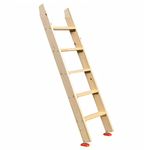 Wooden Loft Bed Ladders with Hooks Bracket and Anti-Slip Feet - Heavy Duty Bunk Bed Ladder for Easy Assembly - 3 Step/4 Step/5 Step - from Bunk Bed Ladder