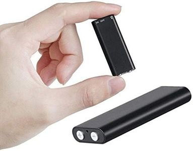 MSTECH Digital Voice Mp3 Recorder 8GB Inbuilt Memory Small Size Audio Recording Device Clear Voice Sound Recording Upto 10 Feet, Up to 12 Hours Working Time - Black