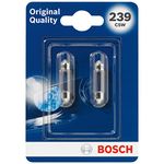 Bosch 239 (C5W) Original equipment Car Light Bulbs - 12 V 5 W SV8,5-8 35 mm - 2 Bulbs