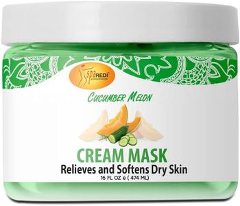 SPA REDI - Body and Foot Cream Mask, Cucumber and Melon, 16 Oz - Pedicure Massage for Tired Feet and Body, Hydrating, Fresh Skin - Infused with Hyaluronic Acid, Amino Acids, Panthenol