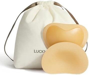 LUCKMEEY Double-Sided Sticky Bra Inserts Nipple Covers Sticky Bra Push Up Bra Pads Adhesive Silicone Nipple Pasties