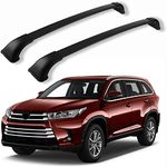 EZISOE Crossbars Roof Rack Compatible for 2014-2019 Highlander(Include XLE Limited & SE Models), Aluminum ABS Luggage Cross Bars for Roof Cargo, Canoe Kayak, Ski Bike Carrier