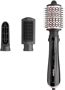 BaByliss Style Smooth 1000, 3-in-1 Warmluftbürste zum Föhnen, Glätten und für Volumen, 1000W, AS128E