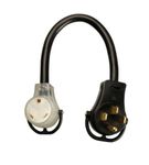 Coleman Cable 09554 Black 18 RV Extension Cord