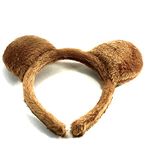 Teddy Bear Ears Brown Furry Aliceband Fancy Dress Hair Accessories World Book Day