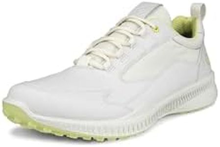 ECCO Men's Hybrid NYC Waterproof Golf Shoe, White, 9-9.5
