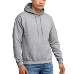 Hanes mens Ultimate Cotton Heavyweight Pullover Hoodie Sweatshirt ,Light SteelLarge