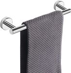 YUET Towel Rail 23CM Chrome Hand Towel Holder Bar Bathroom Holders For Bathrooms Kitchen Dish Cloths Hanger 304 Stainless Steel RUSTPROOF Wall Mounted 9'' (Polished Mirror)