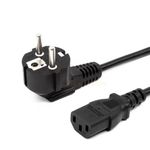 Toptekits EU Europe Schuko to IEC C13 Cable,6ft/1.8m 2-Prong European Power Cord,Standard AC Power Cord, 10A/250V, CEE7/7 to C13, (Schuko CEE7/7 to IEC-60320-C13)