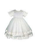 Fairy Dolls Baby Girls Baptism Dress with Lace Work (9-12 Months, WHITE3)