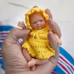 MYREBABY 4.5 Inch Mini Reborn Baby 