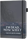 Legend End of Life Planner – When I’m Gone Workbook for Final Arrangements, Beneficiary Information, Funeral Planning, Last Wishes & Will Preparation – Final Wishes Organizer Book – 7x10”(SilverBlack)